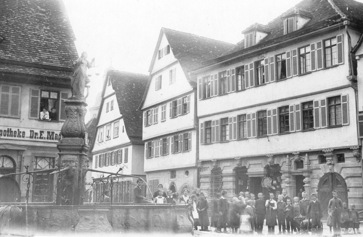 Der Marktbrunnen | Virtuelles Stadtmuseum Winnenden